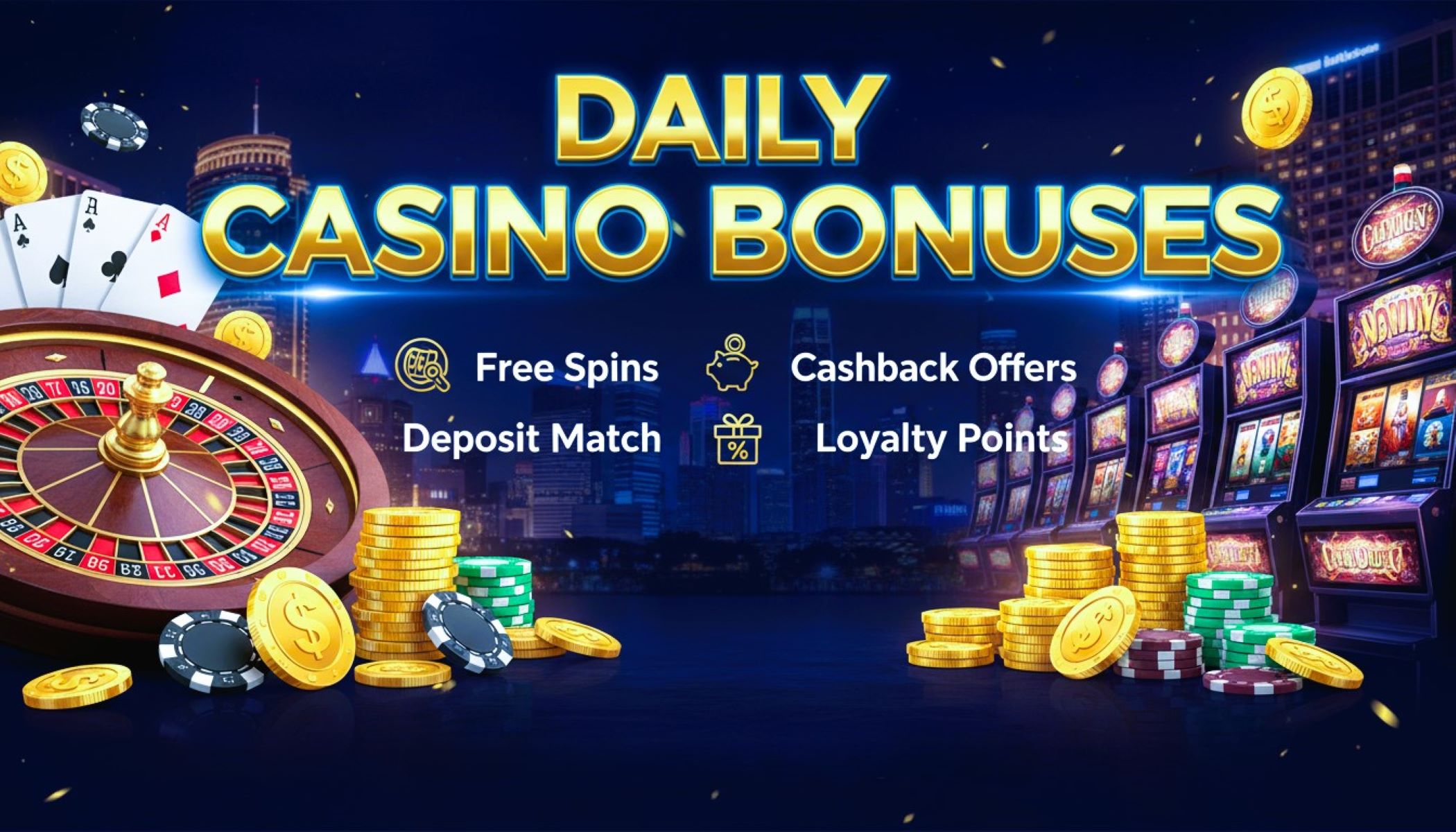 Daily bonuses and promotions at casinos